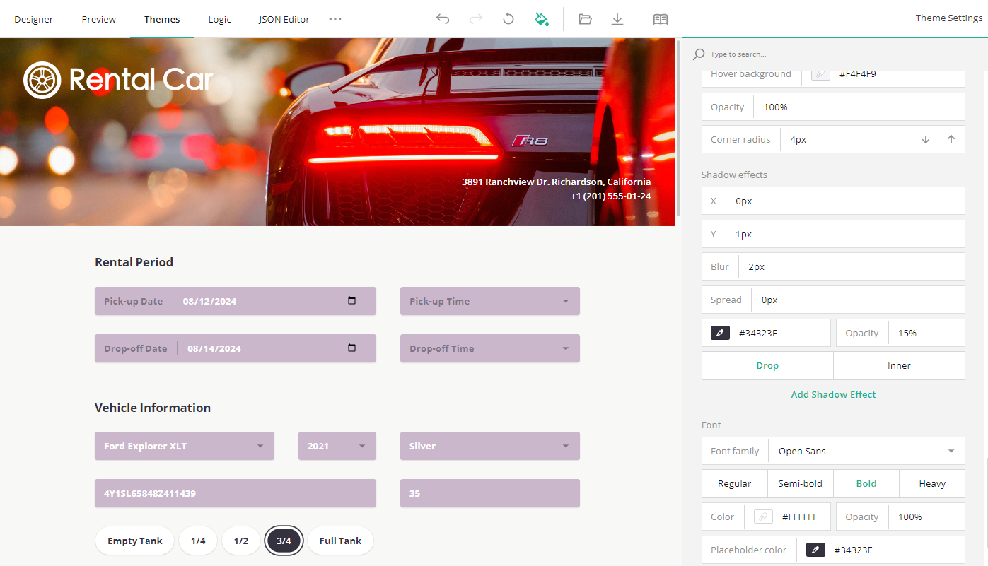 Instant Theme Preview