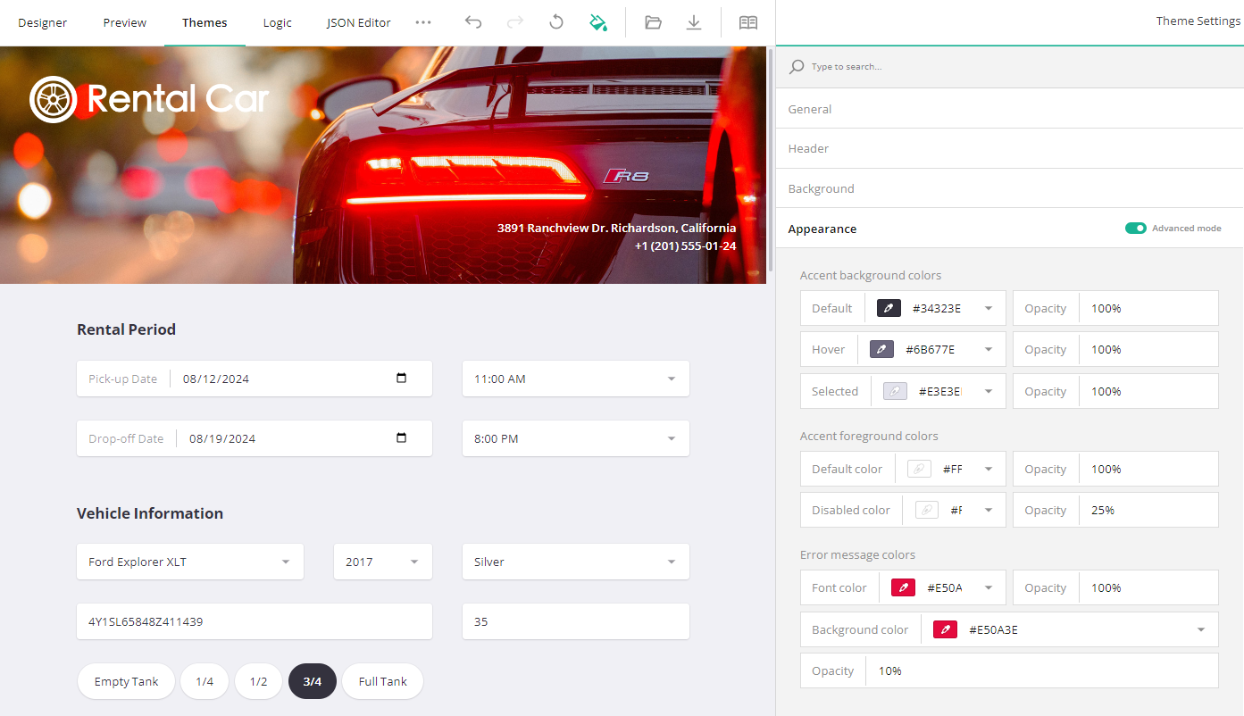 Theme Editor Introduction