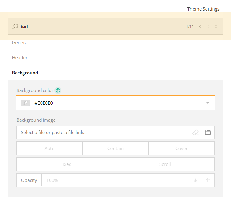 Settings Search